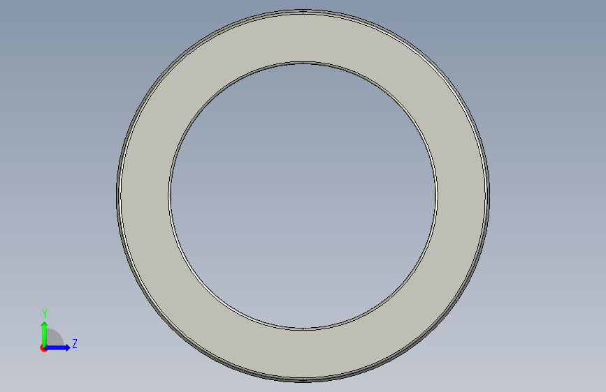 SKF推力球轴承-单方向thrust_bearing_-_51234_0 左侧视图