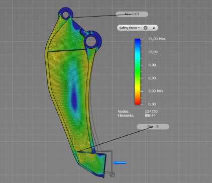 H000075-Autodesk 机器人夹爪臂设计，23.9 公斤 夹爪
