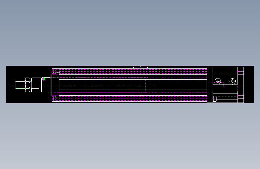 THK电动引动器PCT20-06N-0050-N-0-A1(5)_view2 主视图