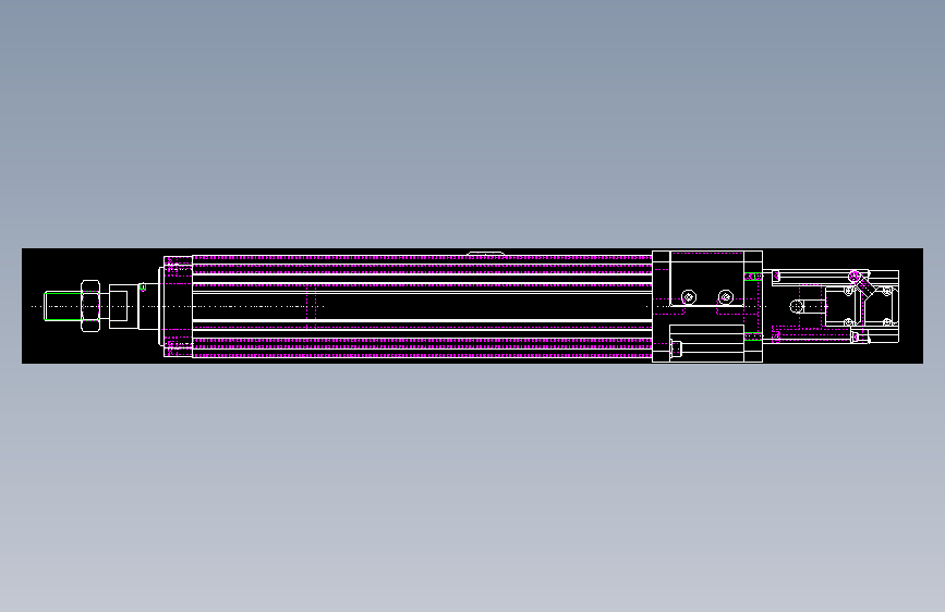 THK电动引动器PCT25-04N-0050-N-TH-L-M10-D00-D1-F3(5)_view2