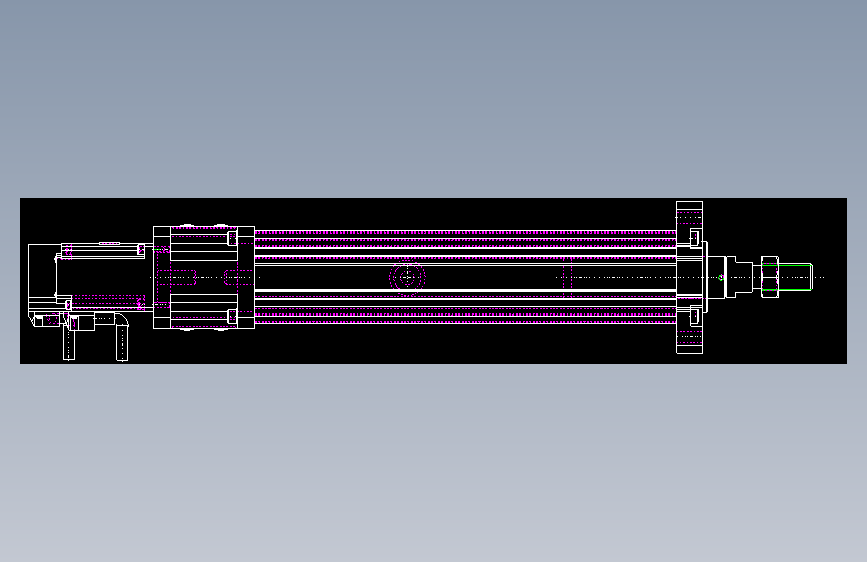 THK电动引动器PCT25-04N-0050-N-TH-L-M10-D00-D1-F3(5)_view6 主视图