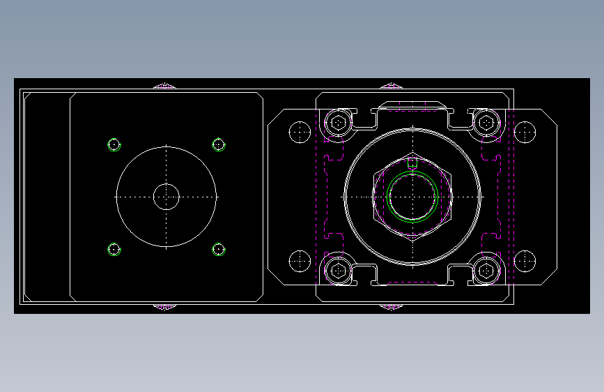 THK电动引动器PCT25R-04N-0050-L-0-A1(5)_view3 主视图