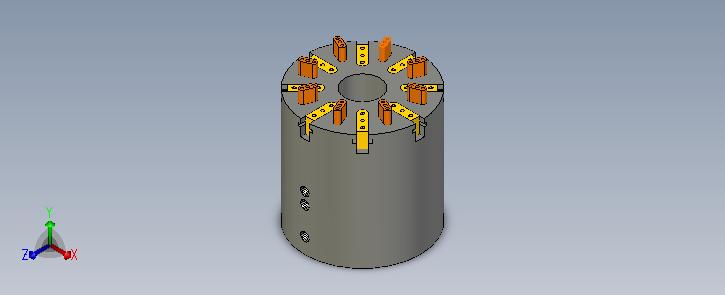 H000324-大型气动O形密封夹 夹爪