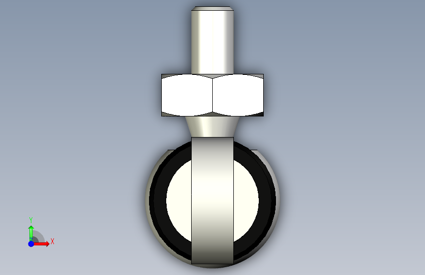 上隆气弹簧GSB15-C-A-S90-N20 正面视图