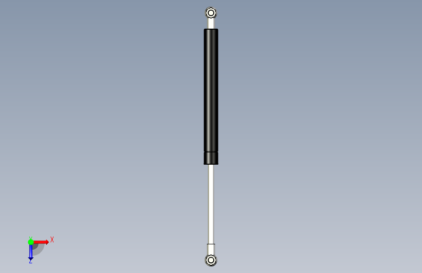 上隆气弹簧GSB18-B-B-S100-N100 俯视图