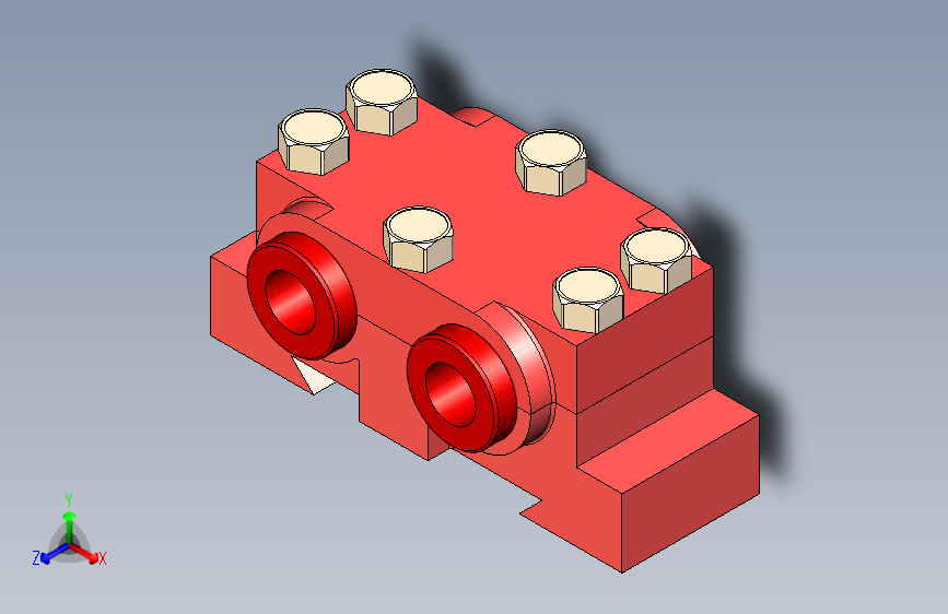 N002063-3D+CAD基础练习_双轴承_Rodamento+Doble_Autodesk+Inventor+Pro”