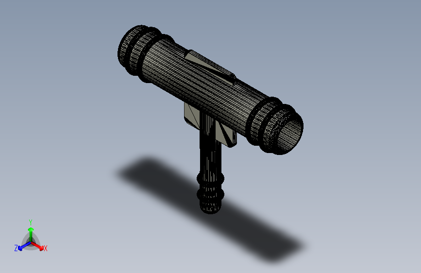 N002068-真空软管T型接头0.3”x+0.3”x+0.13”