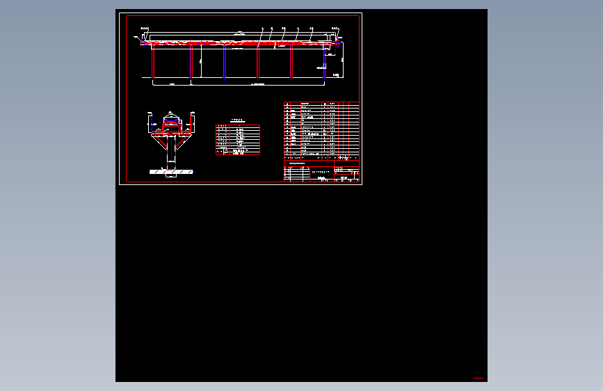 行架输送线体CAD