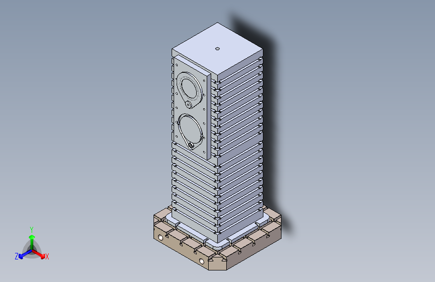 N002214-T型螺母墓碑塔固定件_CNC+HMC固定件（装配）”