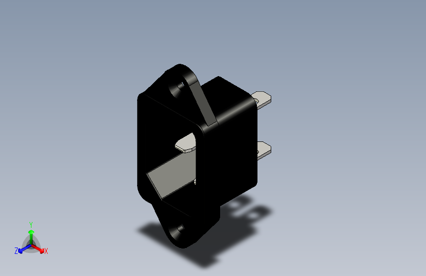N002515-C14公插座底盘安装10A+IEC”