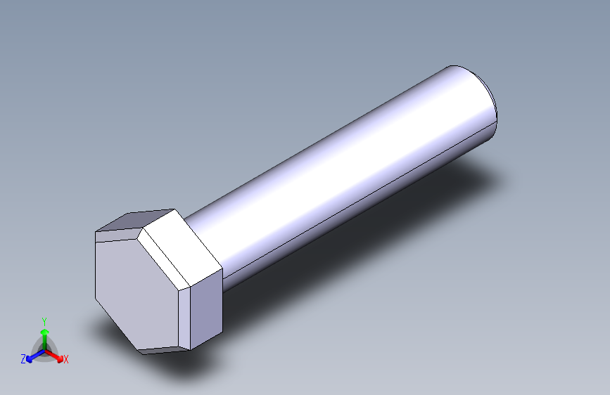 N002525-CATIA+V5中的六角螺栓”