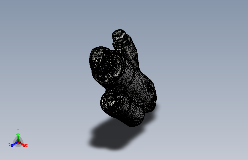 N002540-CRF+450转向减震器3d扫描”