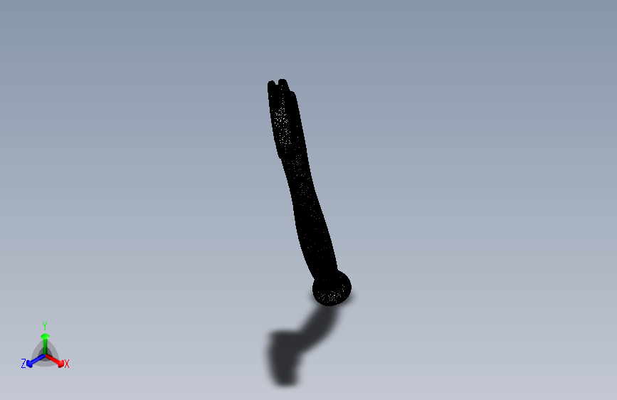 N002772-Piaggio+Vespa+PX迪斯科3d扫描离合器杆”