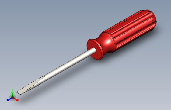 N002862-solidworks设计的螺丝刀”
