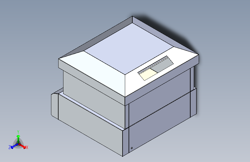 N003494-燃气披萨炉-工业钣金设计”