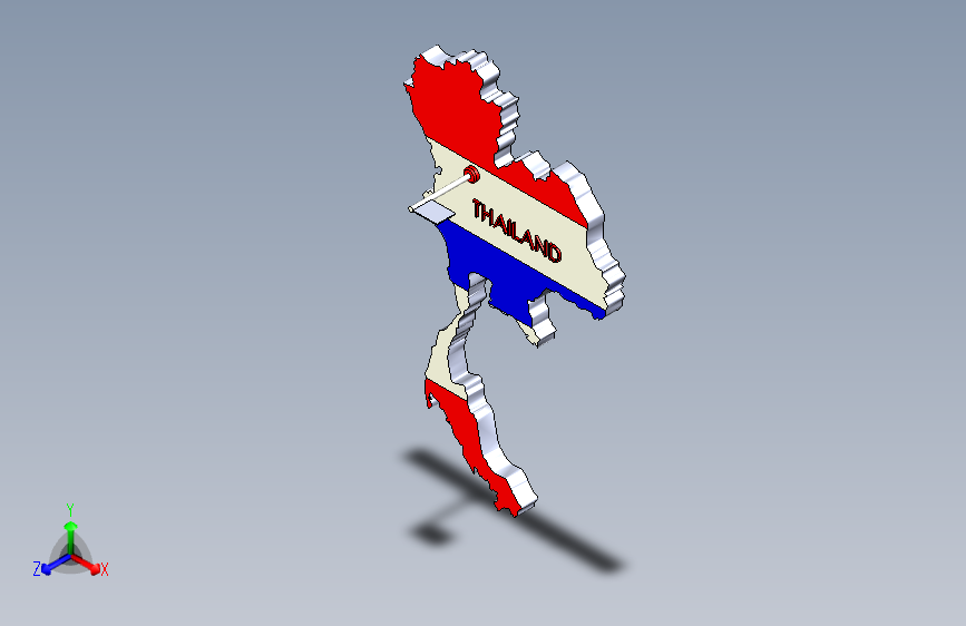 N003597-泰国地图.3D模型”