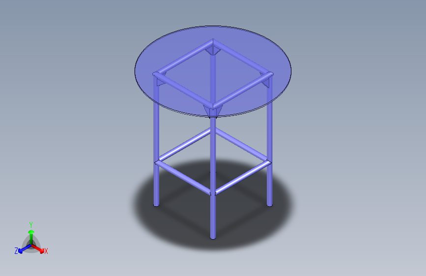 N003866-桌子设计+–+SolidWorks模型