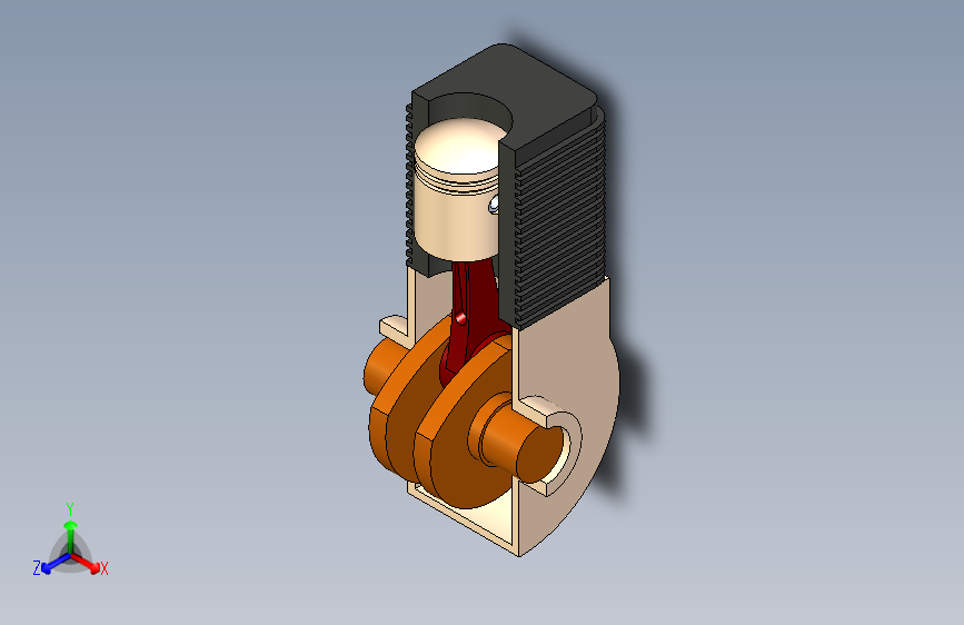 N004296-SolidWorks教程：完整活塞组件（初学者分步指南）