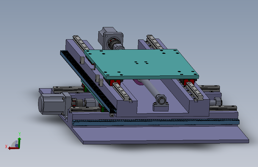 数控XY工作台sw16可编辑
