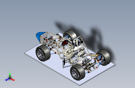 一款跑车3D模型图纸