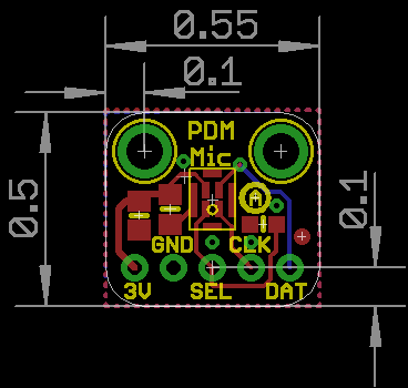 N007658-Adafruit PDM MEMS 麦克风扩展板