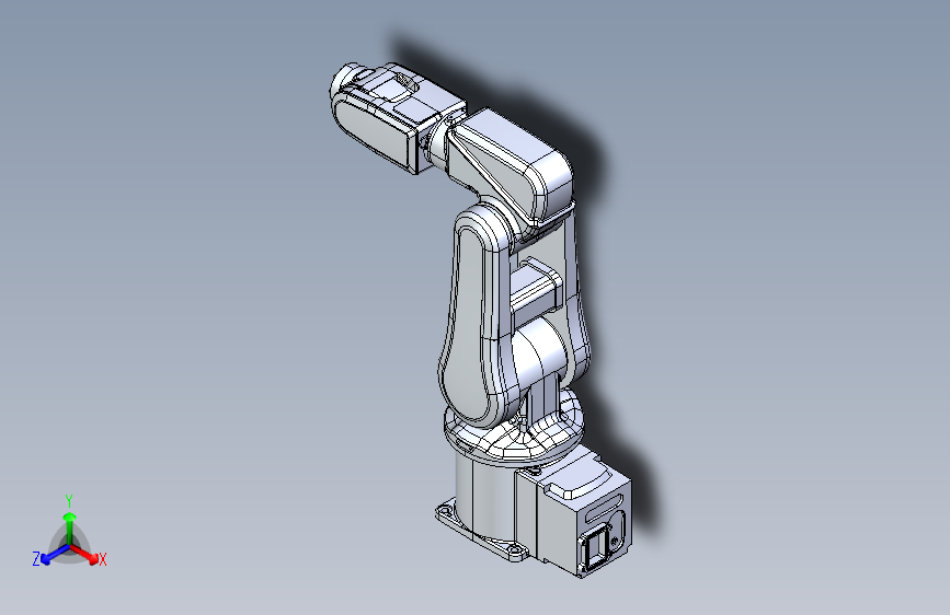 N007656-ABB IRB 120-3_0.6 工业机器人手臂（3D模型）