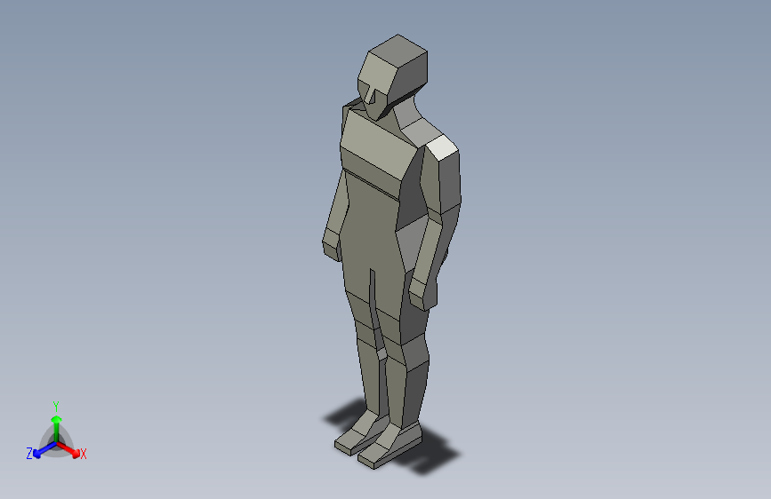 N007687-Block Man 1.8m