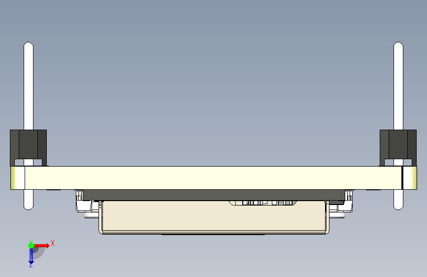 N007744-ESP32-DevKitC-32E WiFi 蓝牙模块 俯视图
