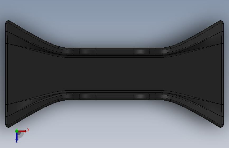 N007974-Solidworks 实践题(CSWA, CSWP, ModelMania) 俯视图