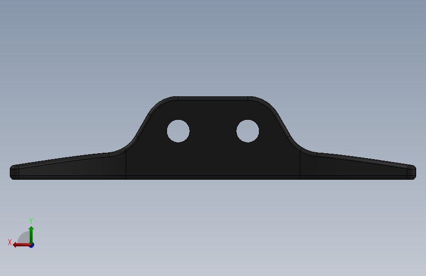 N007974-Solidworks 实践题(CSWA, CSWP, ModelMania) 背面视图