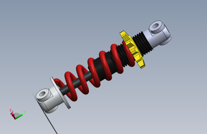 N007980-Solidworks中的减震器