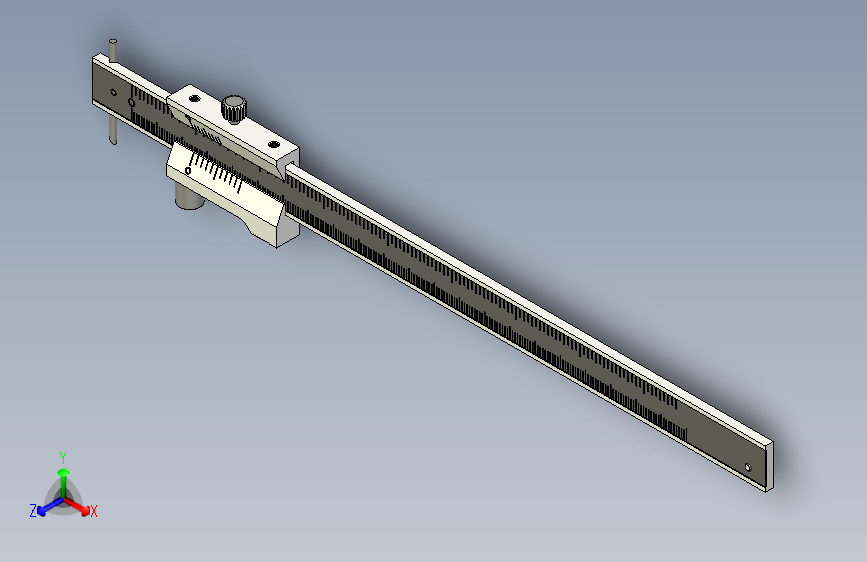 N008018-Vernier 滚动划针 220mm - 8_