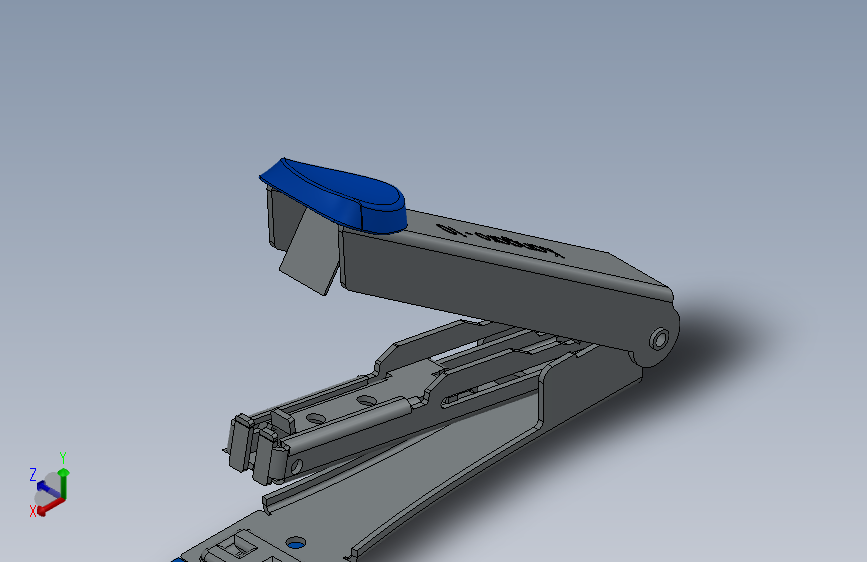 kangaro 订书机钣金模型solidworks钥匙扣4.4