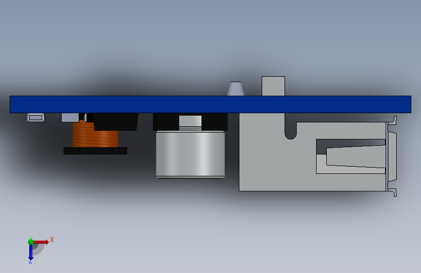 usb 5v直流升压模块.3 俯视图