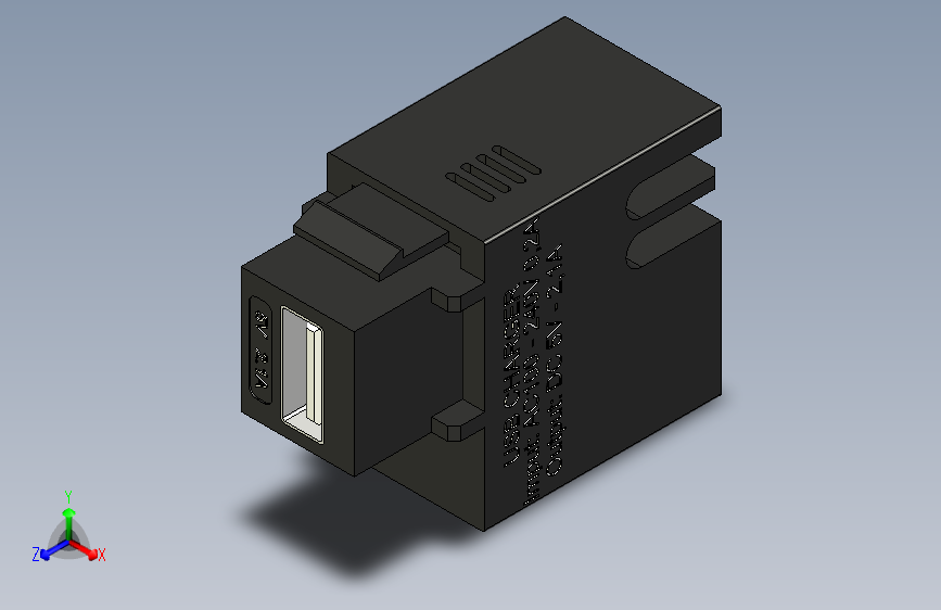 usb充电器连接器模型.1