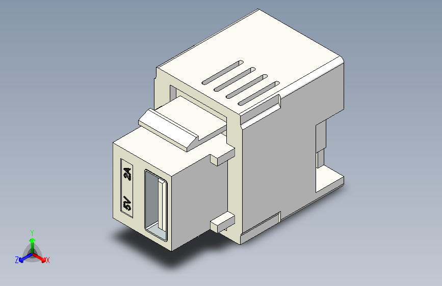 usb连接器模型.1