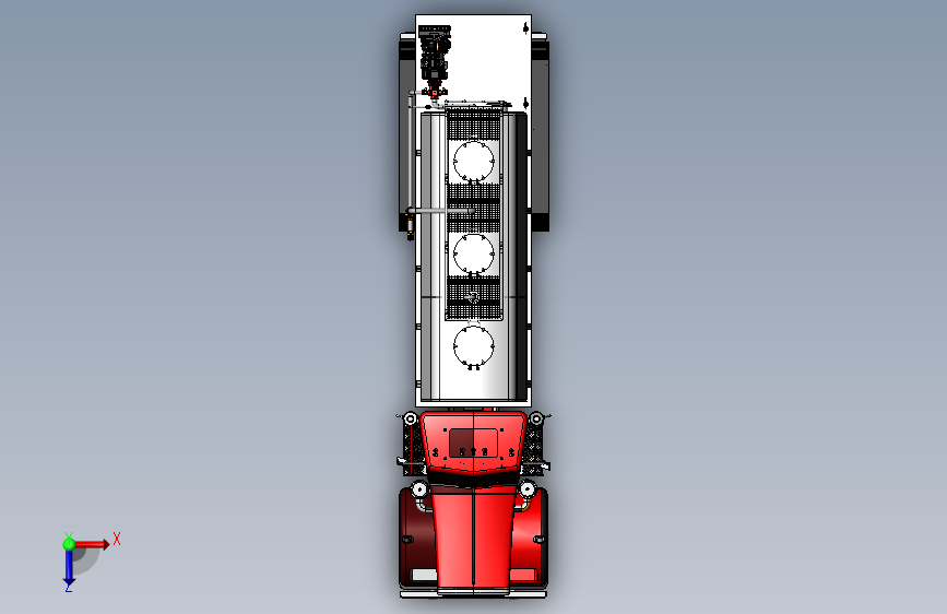 N008899-泡沫消防车 俯视图