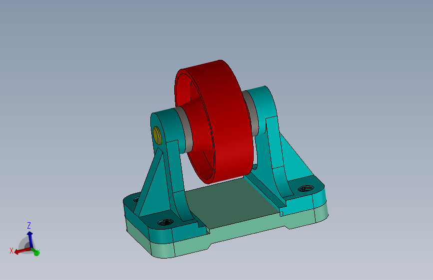 辊子装配solidworks cad模型7.7