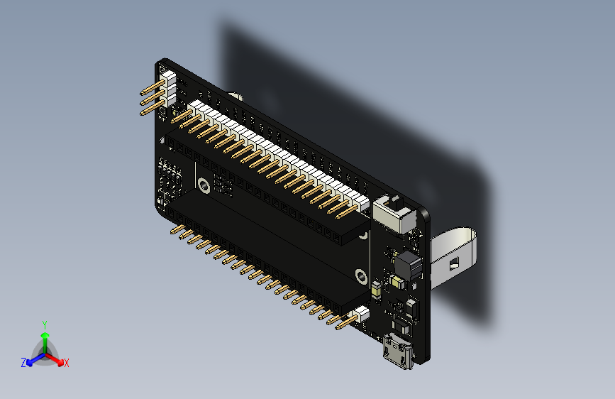 N005844-GeeekPi+不间断电源+HAT+适用于+Pico