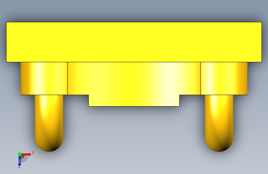 N006010-SolidWorks教程练习181 俯视图