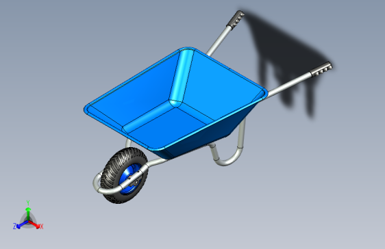 N006384-独轮车3D组装+–+SolidWorks设计
