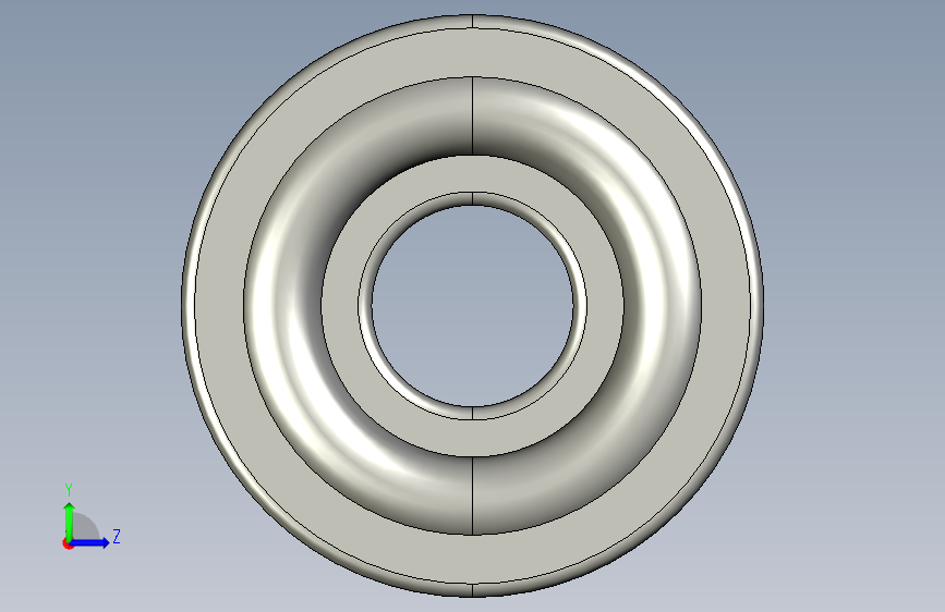 SKF圆柱孔的自对准球轴承ball_bearing_-_129_0 左侧视图