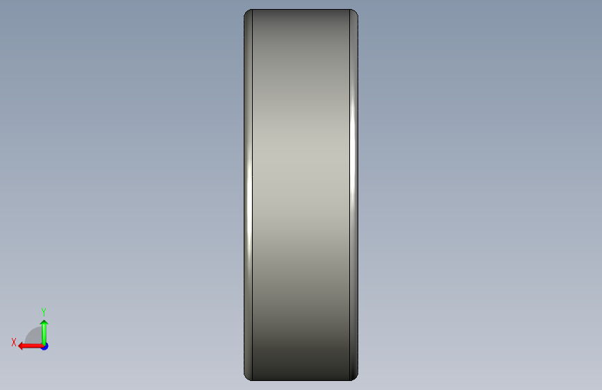 SKF圆柱孔的自对准球轴承ball_bearing_-_129_0 背面视图