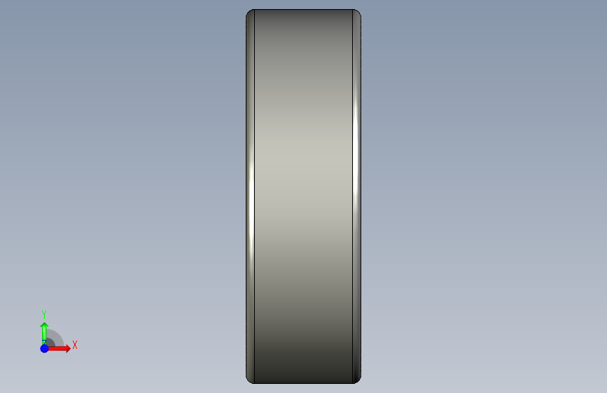 SKF圆柱孔的自对准球轴承ball_bearing_-_129_0 正面视图
