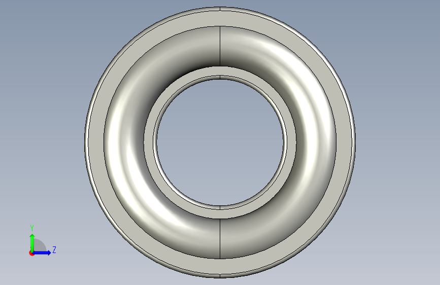 SKF圆柱孔的自对准球轴承ball_bearing_-_2314_0 左侧视图