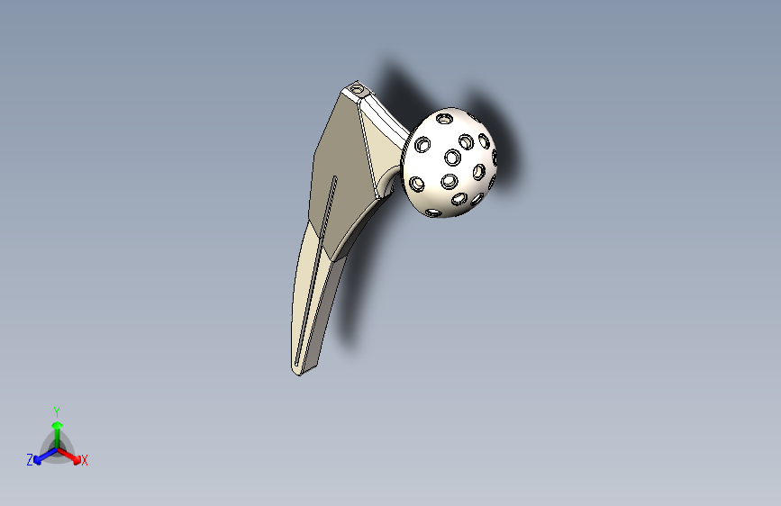 N007024-人类髋关节假体+-+全尺寸、高保真3D模型