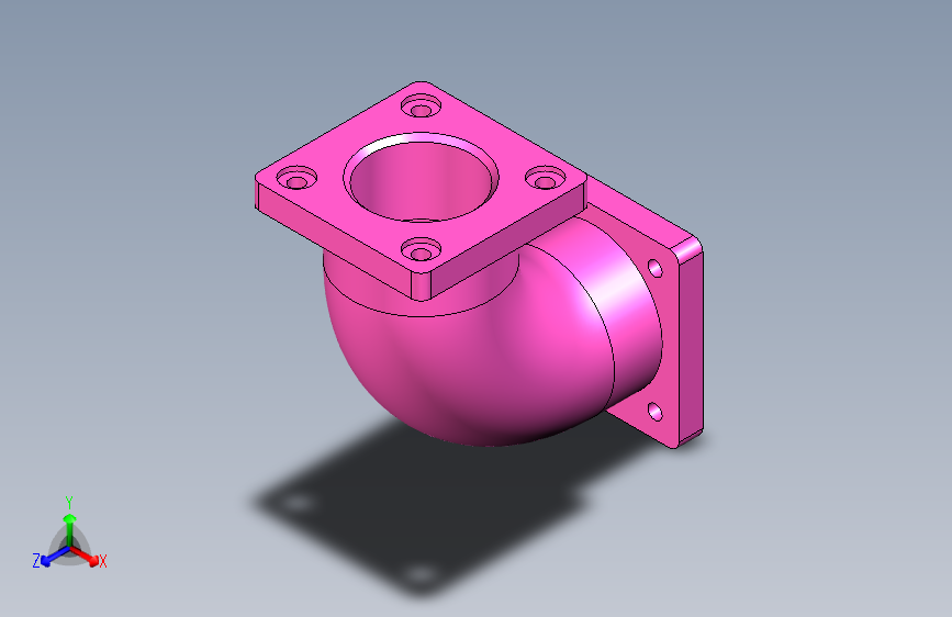 N007979-SolidWorks中的基本法兰管道设计