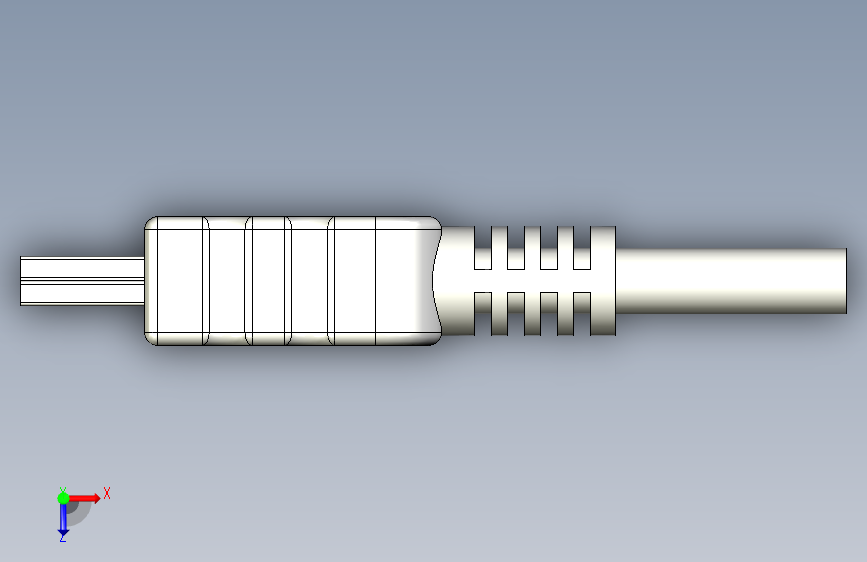 N008008-USB_MINI 俯视图