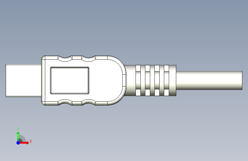 N008008-USB_MINI 正面视图