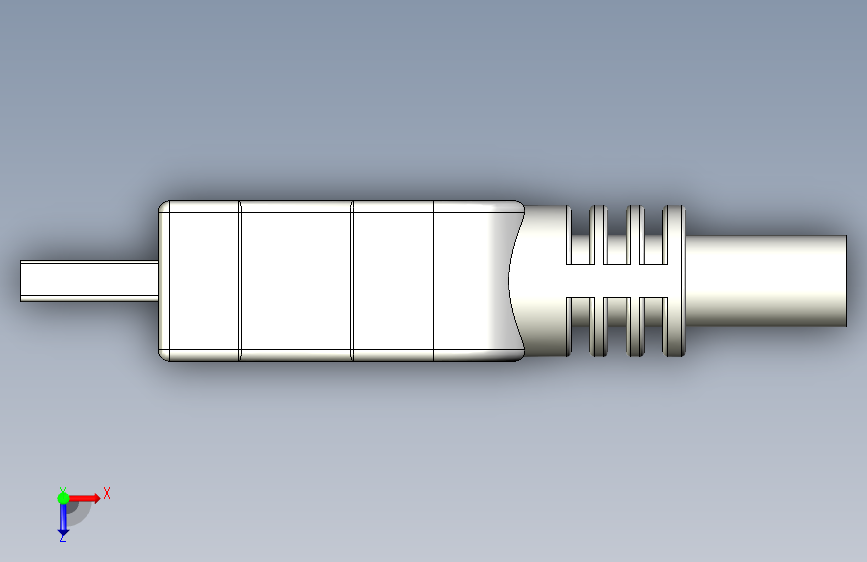 N008009-USB_微型 俯视图